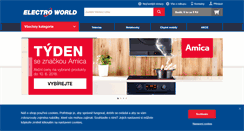 Desktop Screenshot of electroworld.cz